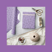 Blume Muster Lavender Geschenkpapier