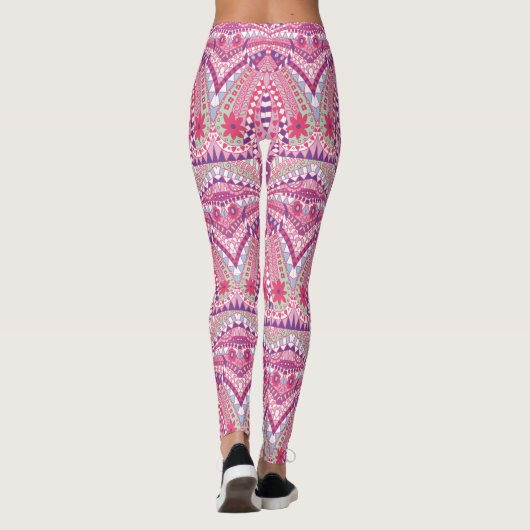 Blume Muster Leggings (Rückseite)