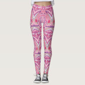 Blume Muster Leggings (Vorderseite)