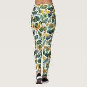 Blume Muster Leggings (Rückseite)