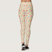 Blume Muster Leggings (Rückseite)