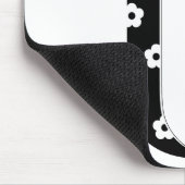 Blume Muster Letter U Mousepad (Ecke)