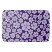 Blume Muster - Lila Badematte (Vorderseite)