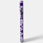 Blume Muster - Lila Case-Mate iPhone Hülle (Rückseite / Links)