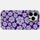 Blume Muster - Lila Case-Mate iPhone Hülle (Rückseite (Horizontal))