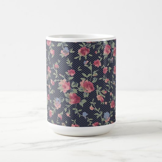 Blume Muster Morphing Tasse (Zentrum)