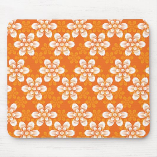Blume-Muster Mousepad (Vorne)
