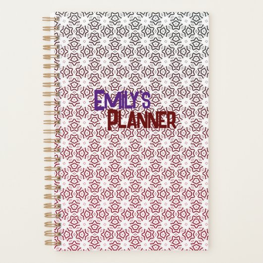 Blume Muster nahtlos Planer (Vorderseite)