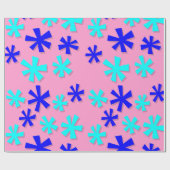 Blume Muster-Papier Geschenkpapier (Flach)