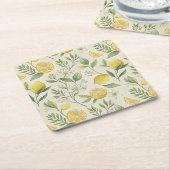 Blume Muster Papier Untersetzer (angewinkelt)