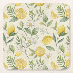 Blume Muster Papier Untersetzer