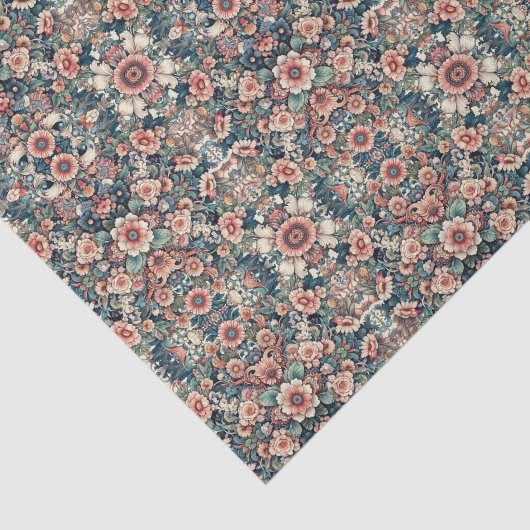 Blume-Muster-Papiermuster Seidenpapier (Ausschnitt)