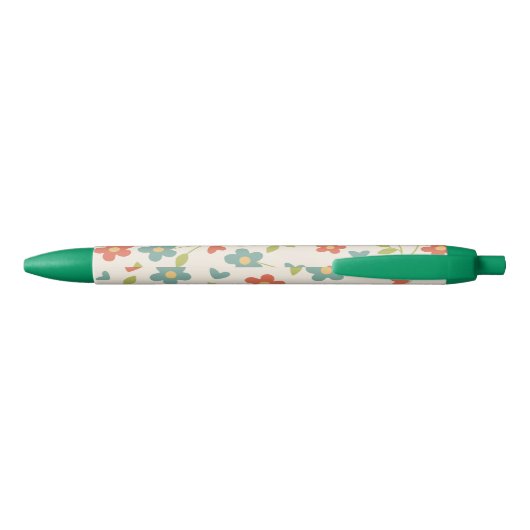 Blume Muster Pen Kugelschreiber (Rückseite)