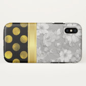 Blume Muster Polka Dots Muster Case-Mate iPhone Hülle (Rückseite (Horizontal))