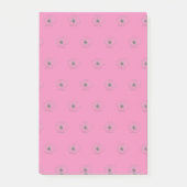 Blume Muster Post-it-Hinweise Post-it Klebezettel (Vorderseite)