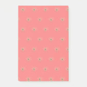 Blume Muster Post-it-Hinweise Post-it Klebezettel (Vorderseite)