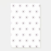 Blume Muster Post-it-Hinweise Post-it Klebezettel (Vorderseite)