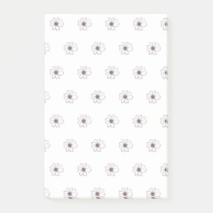 Blume Muster Post-it-Hinweise Post-it Klebezettel