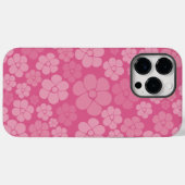 Blume Muster - rosa Case-Mate iPhone Hülle (Rückseite (Horizontal))