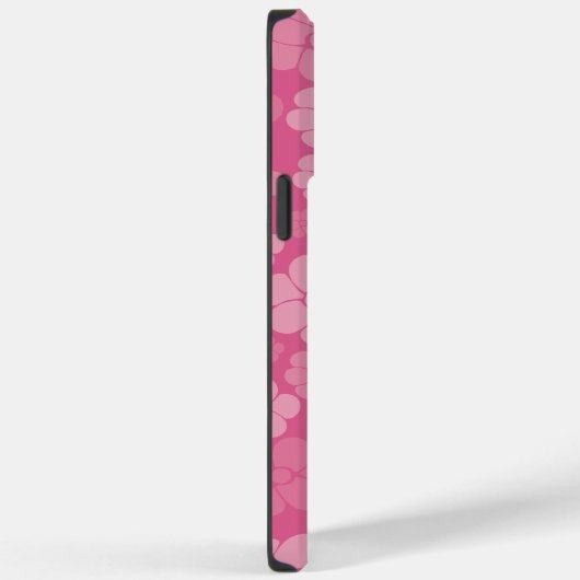 Blume Muster - rosa Case-Mate iPhone Hülle (Rückseite / Rechts)