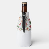 Blume Muster, Rose Flaschenkühler (Flasche Rückseite)