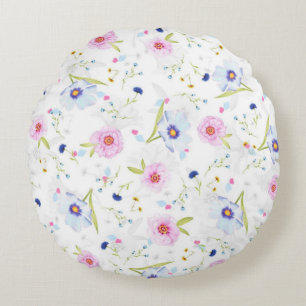 Blume Muster Rundkissen Rundes Kissen