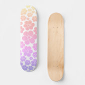 Blume Muster - Skateboard (Vorderseite)