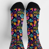 Blume Muster Socken (Oben)