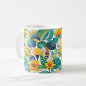 Blume Muster Tasse (Vorderseite Links)