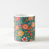 Blume Muster Tasse (Mittel)