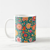 Blume Muster Tasse (Links)