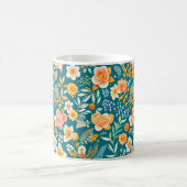 Blume Muster Tasse (Mittel)