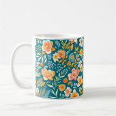 Blume Muster Tasse (Links)
