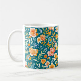 Blume Muster Tasse