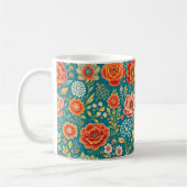 Blume Muster Tasse (Links)