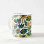 Blume Muster Tasse (Vorderseite Links)
