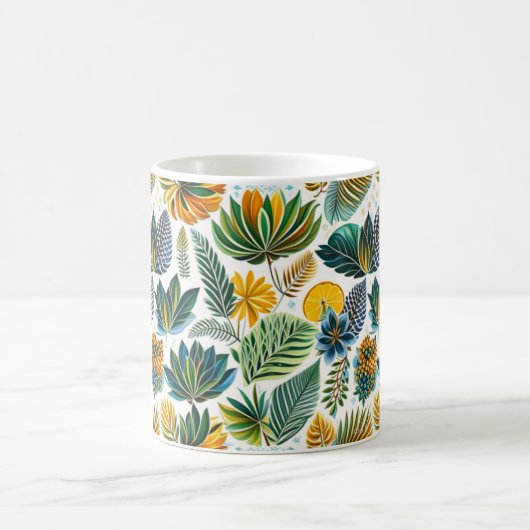 Blume Muster Tasse (Mittel)