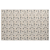 Blume Muster - Taupe, Schwarz und Weiß Stoff (Fat Quarter (45,7 x 55,9 cm))