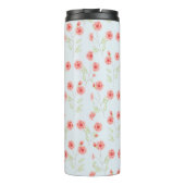 Blume-Muster Thermal Tumbler Thermosbecher (Rückseite)