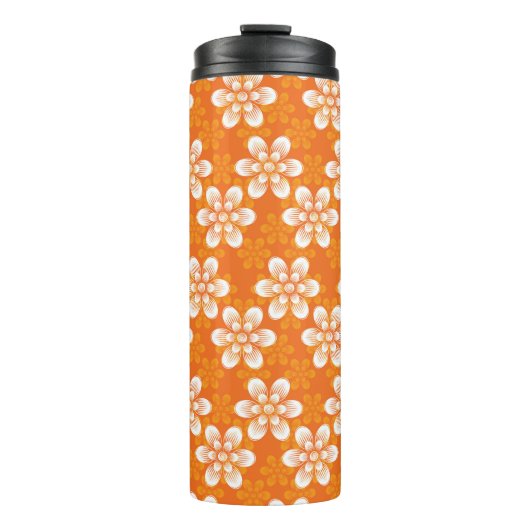 Blume-Muster Thermosbecher (Vorderseite)