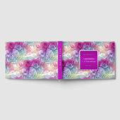 Blume Muster whimsical Sweetpea Aquarellfolie Gästebuch (Voll)