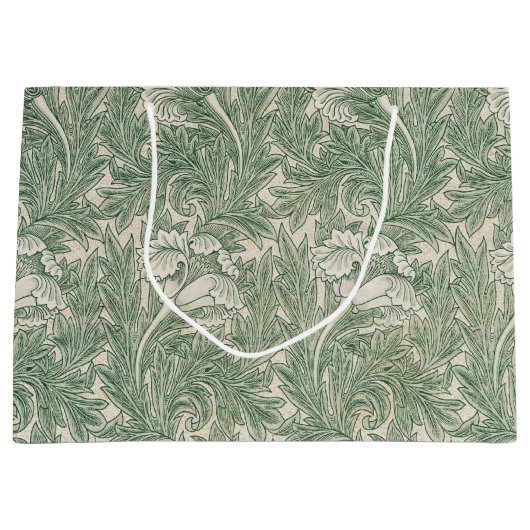 Blume Muster, William Morris große Geschenktasche Geschenktüte (Vorderseite)