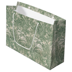 Blume Muster, William Morris große Geschenktasche Geschenktüte