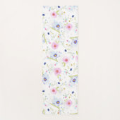 Blume Muster Yoga Mat Yogamatte (Vorderseite)