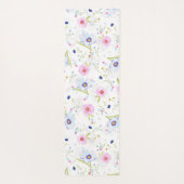 Blume Muster Yoga Mat Yogamatte (Rückseite)