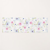 Blume Muster Yoga Mat Yogamatte (Vorderseite (Horizontal))