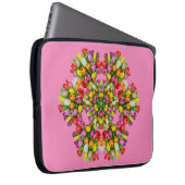 Blume-Musterdesign für Notebook-Hüllen Laptopschutzhülle (Vorne Rechts)