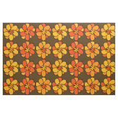 Blume-Mustergewebe im Stil der 1960er Jahre Stoff (Fat Quarter (45,7 x 55,9 cm))