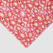 Blume-Musterpapier für Rote Poinsettia Seidenpapier (Ausschnitt)