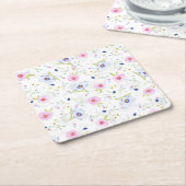 Blume Musterpapier Untersetzer (angewinkelt)